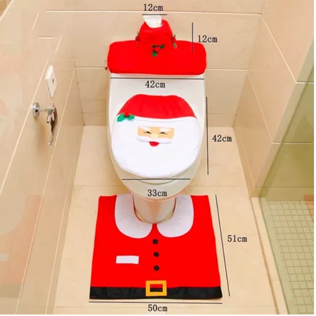 FestiveHome™ Set Navideño para Baño